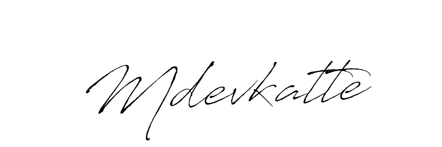 Also we have Mdevkatte name is the best signature style. Create professional handwritten signature collection using Antro_Vectra autograph style. Mdevkatte signature style 6 images and pictures png