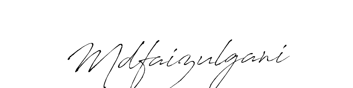 How to make Mdfaizulgani signature? Antro_Vectra is a professional autograph style. Create handwritten signature for Mdfaizulgani name. Mdfaizulgani signature style 6 images and pictures png