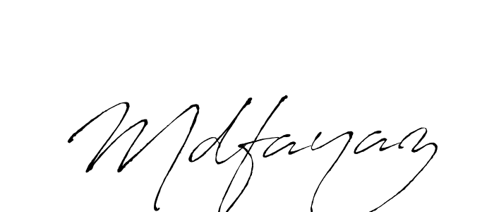 How to make Mdfayaz name signature. Use Antro_Vectra style for creating short signs online. This is the latest handwritten sign. Mdfayaz signature style 6 images and pictures png