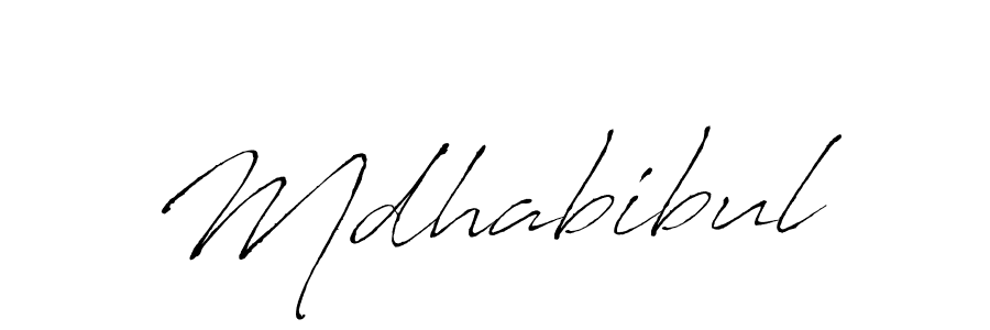 Also we have Mdhabibul name is the best signature style. Create professional handwritten signature collection using Antro_Vectra autograph style. Mdhabibul signature style 6 images and pictures png