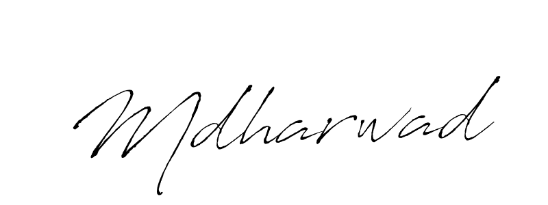 The best way (Antro_Vectra) to make a short signature is to pick only two or three words in your name. The name Mdharwad include a total of six letters. For converting this name. Mdharwad signature style 6 images and pictures png
