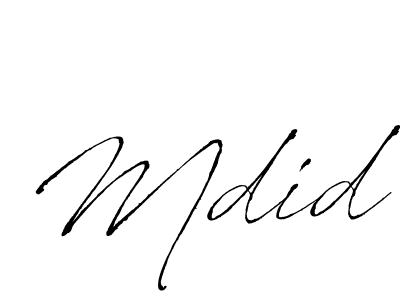 How to make Mdid name signature. Use Antro_Vectra style for creating short signs online. This is the latest handwritten sign. Mdid signature style 6 images and pictures png