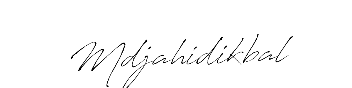 It looks lik you need a new signature style for name Mdjahidikbal. Design unique handwritten (Antro_Vectra) signature with our free signature maker in just a few clicks. Mdjahidikbal signature style 6 images and pictures png