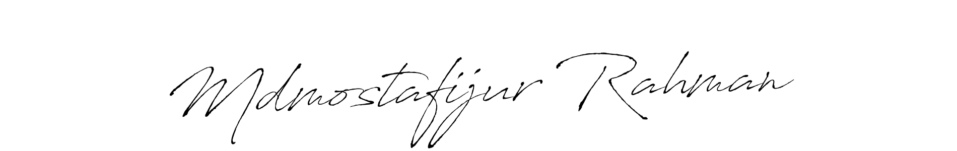 How to make Mdmostafijur Rahman signature? Antro_Vectra is a professional autograph style. Create handwritten signature for Mdmostafijur Rahman name. Mdmostafijur Rahman signature style 6 images and pictures png