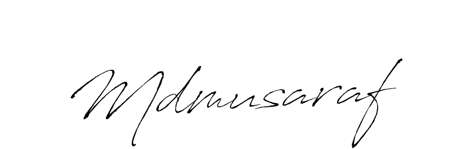 Also we have Mdmusaraf name is the best signature style. Create professional handwritten signature collection using Antro_Vectra autograph style. Mdmusaraf signature style 6 images and pictures png