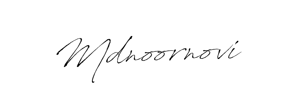 Design your own signature with our free online signature maker. With this signature software, you can create a handwritten (Antro_Vectra) signature for name Mdnoornovi. Mdnoornovi signature style 6 images and pictures png