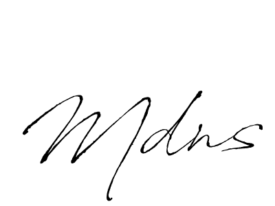 Also You can easily find your signature by using the search form. We will create Mdns name handwritten signature images for you free of cost using Antro_Vectra sign style. Mdns signature style 6 images and pictures png