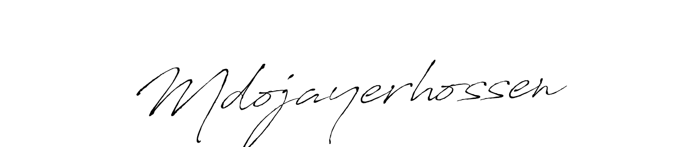 Use a signature maker to create a handwritten signature online. With this signature software, you can design (Antro_Vectra) your own signature for name Mdojayerhossen. Mdojayerhossen signature style 6 images and pictures png
