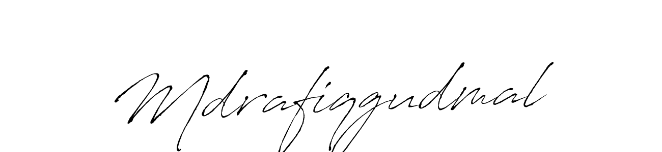 How to make Mdrafiqgudmal signature? Antro_Vectra is a professional autograph style. Create handwritten signature for Mdrafiqgudmal name. Mdrafiqgudmal signature style 6 images and pictures png