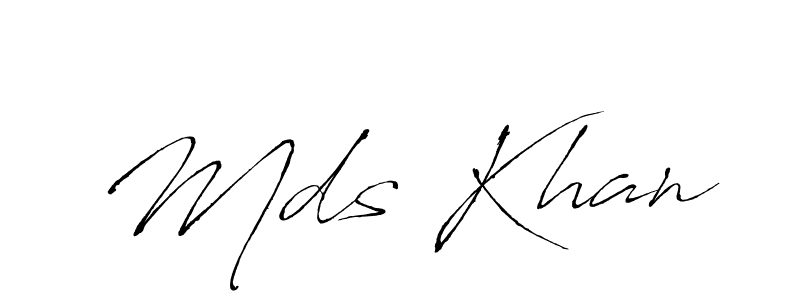 Also we have Mds Khan name is the best signature style. Create professional handwritten signature collection using Antro_Vectra autograph style. Mds Khan signature style 6 images and pictures png