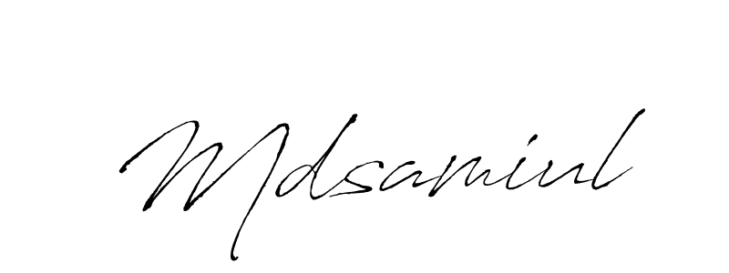 if you are searching for the best signature style for your name Mdsamiul. so please give up your signature search. here we have designed multiple signature styles  using Antro_Vectra. Mdsamiul signature style 6 images and pictures png
