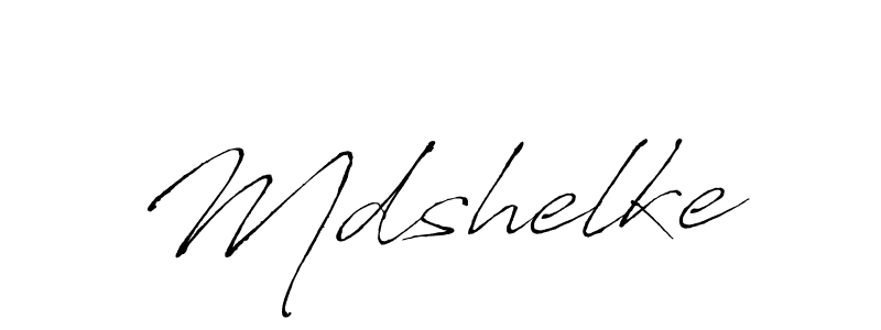 Use a signature maker to create a handwritten signature online. With this signature software, you can design (Antro_Vectra) your own signature for name Mdshelke. Mdshelke signature style 6 images and pictures png