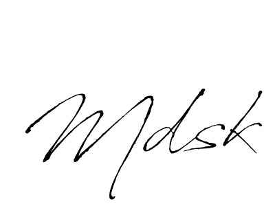 Make a beautiful signature design for name Mdsk. Use this online signature maker to create a handwritten signature for free. Mdsk signature style 6 images and pictures png