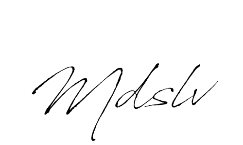 Make a beautiful signature design for name Mdslv. Use this online signature maker to create a handwritten signature for free. Mdslv signature style 6 images and pictures png