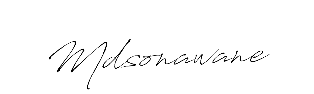 Design your own signature with our free online signature maker. With this signature software, you can create a handwritten (Antro_Vectra) signature for name Mdsonawane. Mdsonawane signature style 6 images and pictures png