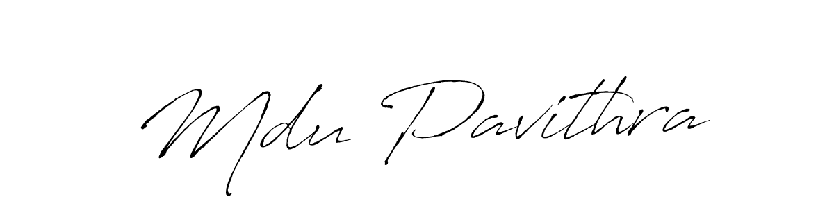 Use a signature maker to create a handwritten signature online. With this signature software, you can design (Antro_Vectra) your own signature for name Mdu Pavithra. Mdu Pavithra signature style 6 images and pictures png
