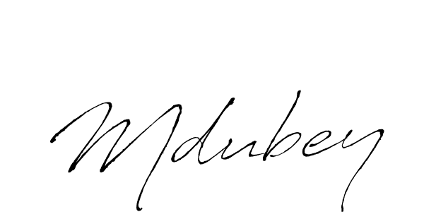 Antro_Vectra is a professional signature style that is perfect for those who want to add a touch of class to their signature. It is also a great choice for those who want to make their signature more unique. Get Mdubey name to fancy signature for free. Mdubey signature style 6 images and pictures png