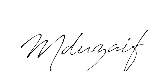 Make a beautiful signature design for name Mduzaif. Use this online signature maker to create a handwritten signature for free. Mduzaif signature style 6 images and pictures png