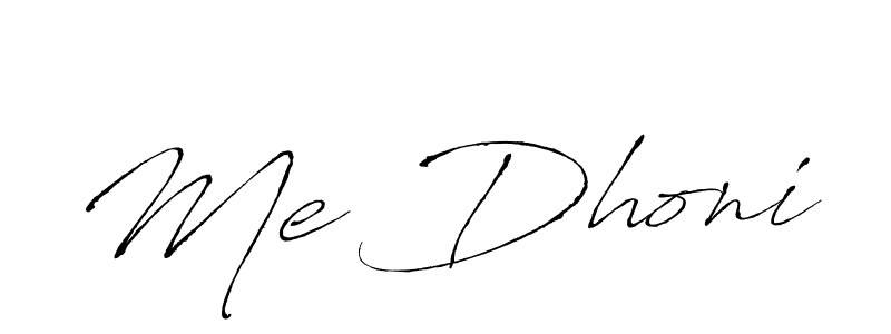 Also You can easily find your signature by using the search form. We will create Me Dhoni name handwritten signature images for you free of cost using Antro_Vectra sign style. Me Dhoni signature style 6 images and pictures png