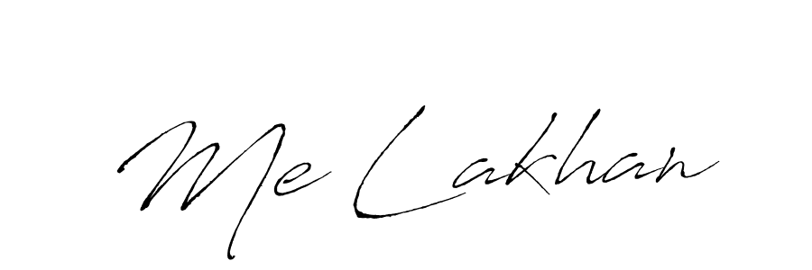Also You can easily find your signature by using the search form. We will create Me Lakhan name handwritten signature images for you free of cost using Antro_Vectra sign style. Me Lakhan signature style 6 images and pictures png
