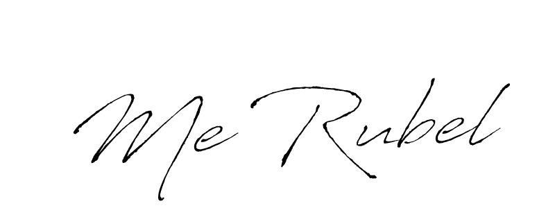 Make a beautiful signature design for name Me Rubel. With this signature (Antro_Vectra) style, you can create a handwritten signature for free. Me Rubel signature style 6 images and pictures png