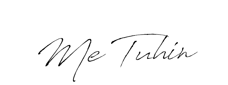 This is the best signature style for the Me Tuhin name. Also you like these signature font (Antro_Vectra). Mix name signature. Me Tuhin signature style 6 images and pictures png