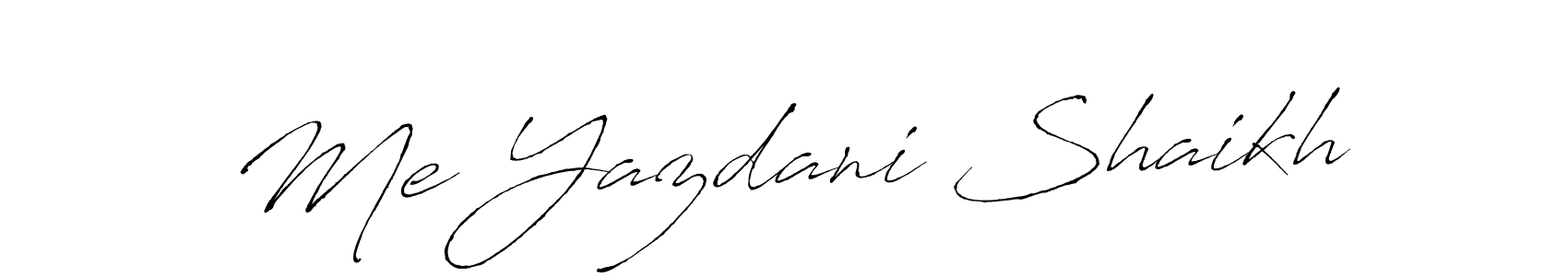 Also You can easily find your signature by using the search form. We will create Me Yazdani Shaikh name handwritten signature images for you free of cost using Antro_Vectra sign style. Me Yazdani Shaikh signature style 6 images and pictures png