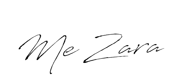 How to make Me Zara signature? Antro_Vectra is a professional autograph style. Create handwritten signature for Me Zara name. Me Zara signature style 6 images and pictures png