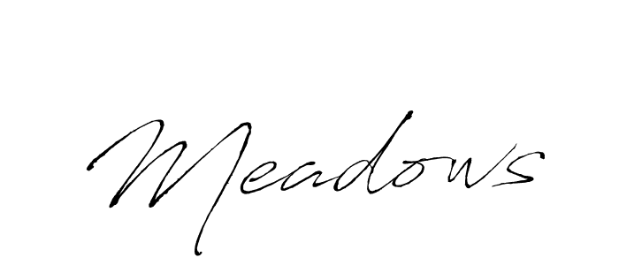 It looks lik you need a new signature style for name Meadows. Design unique handwritten (Antro_Vectra) signature with our free signature maker in just a few clicks. Meadows signature style 6 images and pictures png