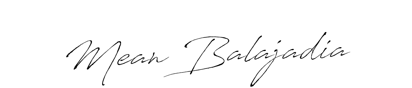 Also we have Mean Balajadia name is the best signature style. Create professional handwritten signature collection using Antro_Vectra autograph style. Mean Balajadia signature style 6 images and pictures png