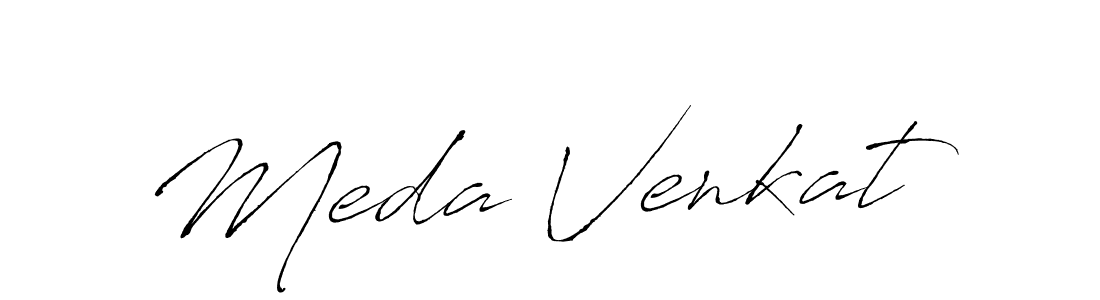 It looks lik you need a new signature style for name Meda Venkat. Design unique handwritten (Antro_Vectra) signature with our free signature maker in just a few clicks. Meda Venkat signature style 6 images and pictures png
