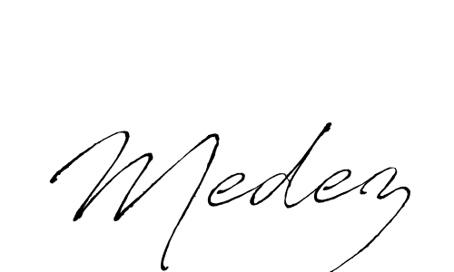 The best way (Antro_Vectra) to make a short signature is to pick only two or three words in your name. The name Medez include a total of six letters. For converting this name. Medez signature style 6 images and pictures png