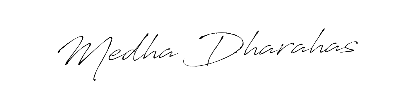 You should practise on your own different ways (Antro_Vectra) to write your name (Medha Dharahas) in signature. don't let someone else do it for you. Medha Dharahas signature style 6 images and pictures png