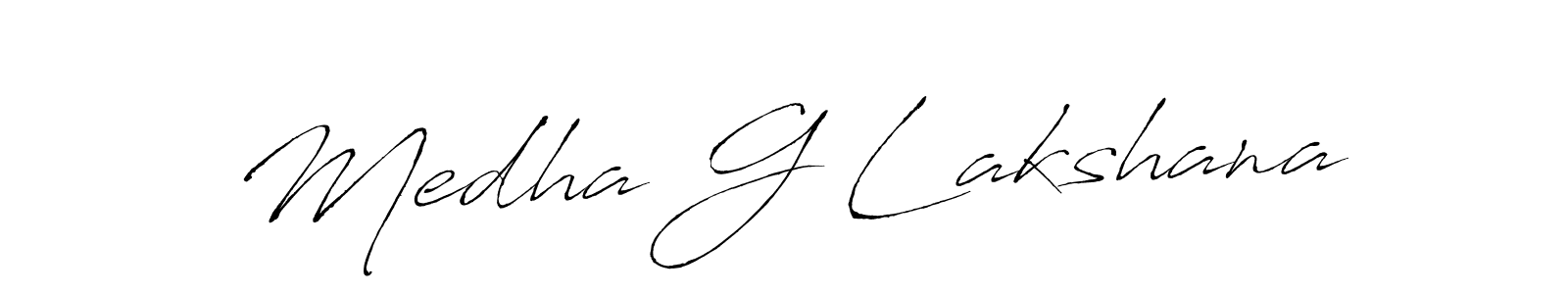 It looks lik you need a new signature style for name Medha G Lakshana. Design unique handwritten (Antro_Vectra) signature with our free signature maker in just a few clicks. Medha G Lakshana signature style 6 images and pictures png