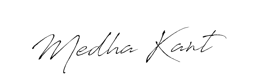 You should practise on your own different ways (Antro_Vectra) to write your name (Medha Kant) in signature. don't let someone else do it for you. Medha Kant signature style 6 images and pictures png