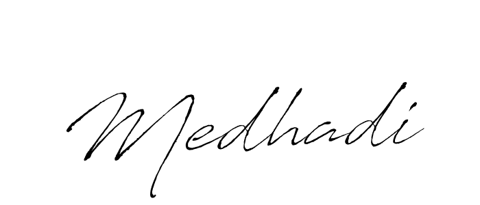 Create a beautiful signature design for name Medhadi. With this signature (Antro_Vectra) fonts, you can make a handwritten signature for free. Medhadi signature style 6 images and pictures png