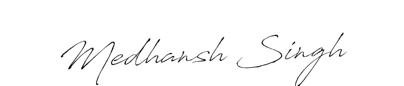 How to Draw Medhansh Singh signature style? Antro_Vectra is a latest design signature styles for name Medhansh Singh. Medhansh Singh signature style 6 images and pictures png