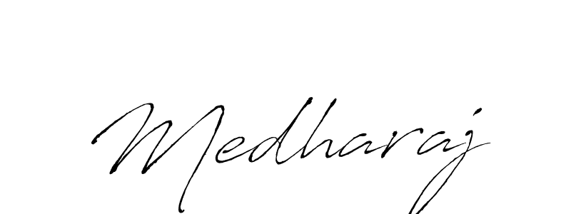 How to make Medharaj name signature. Use Antro_Vectra style for creating short signs online. This is the latest handwritten sign. Medharaj signature style 6 images and pictures png