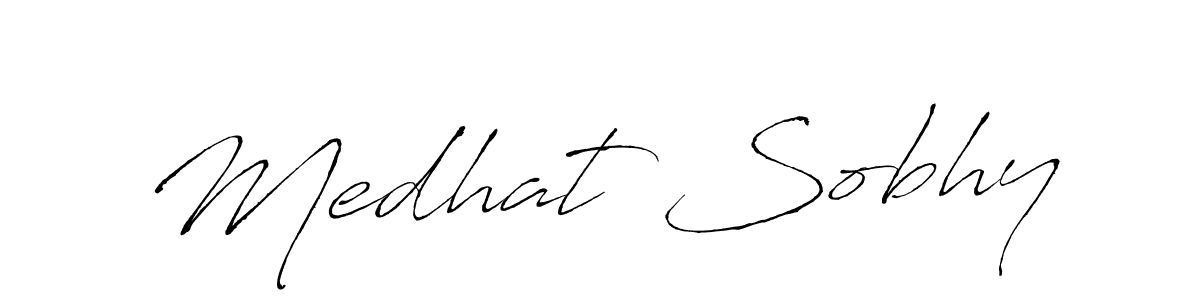 Make a beautiful signature design for name Medhat Sobhy. With this signature (Antro_Vectra) style, you can create a handwritten signature for free. Medhat Sobhy signature style 6 images and pictures png