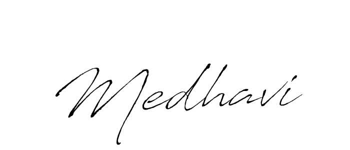 Antro_Vectra is a professional signature style that is perfect for those who want to add a touch of class to their signature. It is also a great choice for those who want to make their signature more unique. Get Medhavi name to fancy signature for free. Medhavi signature style 6 images and pictures png