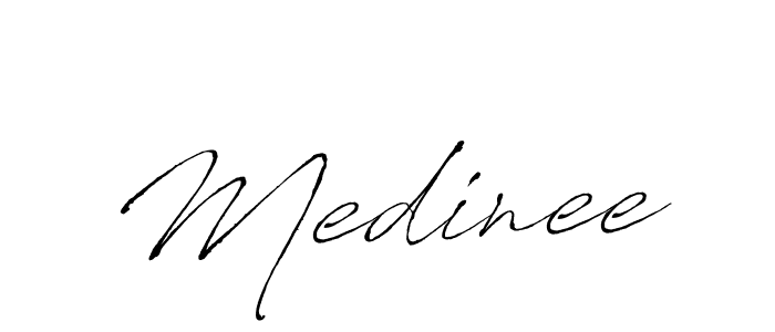 Make a beautiful signature design for name Medinee. Use this online signature maker to create a handwritten signature for free. Medinee signature style 6 images and pictures png