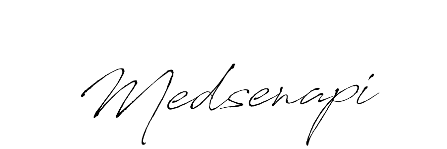 How to make Medsenapi signature? Antro_Vectra is a professional autograph style. Create handwritten signature for Medsenapi name. Medsenapi signature style 6 images and pictures png