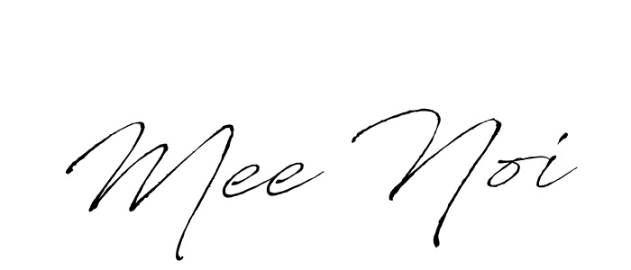 Design your own signature with our free online signature maker. With this signature software, you can create a handwritten (Antro_Vectra) signature for name Mee Noi. Mee Noi signature style 6 images and pictures png