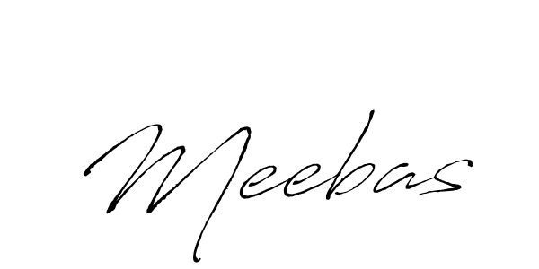 Meebas stylish signature style. Best Handwritten Sign (Antro_Vectra) for my name. Handwritten Signature Collection Ideas for my name Meebas. Meebas signature style 6 images and pictures png