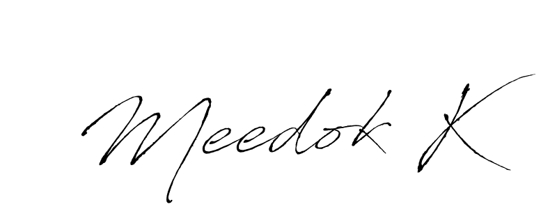 Here are the top 10 professional signature styles for the name Meedok K. These are the best autograph styles you can use for your name. Meedok K signature style 6 images and pictures png