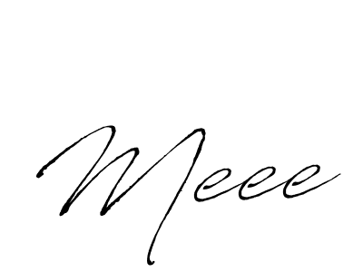 How to make Meee signature? Antro_Vectra is a professional autograph style. Create handwritten signature for Meee name. Meee signature style 6 images and pictures png