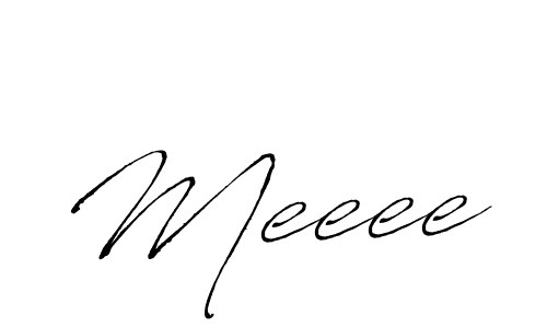 Create a beautiful signature design for name Meeee. With this signature (Antro_Vectra) fonts, you can make a handwritten signature for free. Meeee signature style 6 images and pictures png