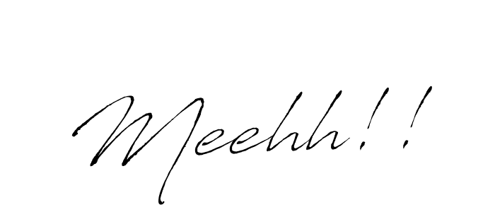 Make a beautiful signature design for name Meehh!!. Use this online signature maker to create a handwritten signature for free. Meehh!! signature style 6 images and pictures png