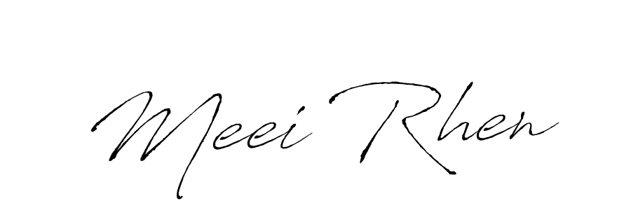 It looks lik you need a new signature style for name Meei Rhen. Design unique handwritten (Antro_Vectra) signature with our free signature maker in just a few clicks. Meei Rhen signature style 6 images and pictures png
