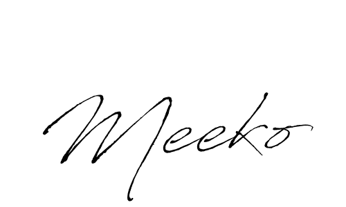 Antro_Vectra is a professional signature style that is perfect for those who want to add a touch of class to their signature. It is also a great choice for those who want to make their signature more unique. Get Meeko name to fancy signature for free. Meeko signature style 6 images and pictures png